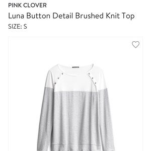 Stitch Fix Pink Clover Knit Top